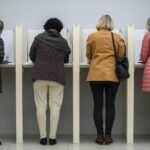 ai generated, election, vote, voting process, polling, ballot, election booth, voter, democracy, booth, civic, democratic election, public, civic duty