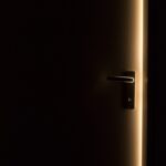 dark, door, door handle, light, open, slit, open door, opening, darkness, door opening, door, door, door, door, door, open door