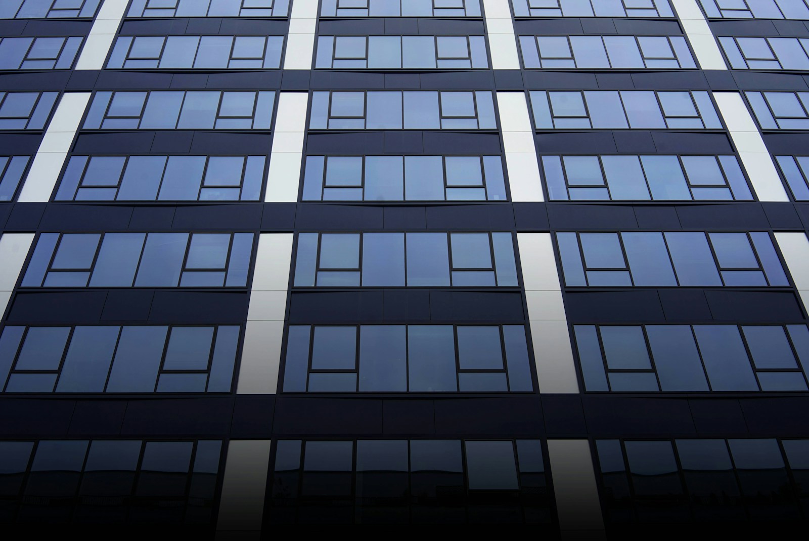 a building with many windows
