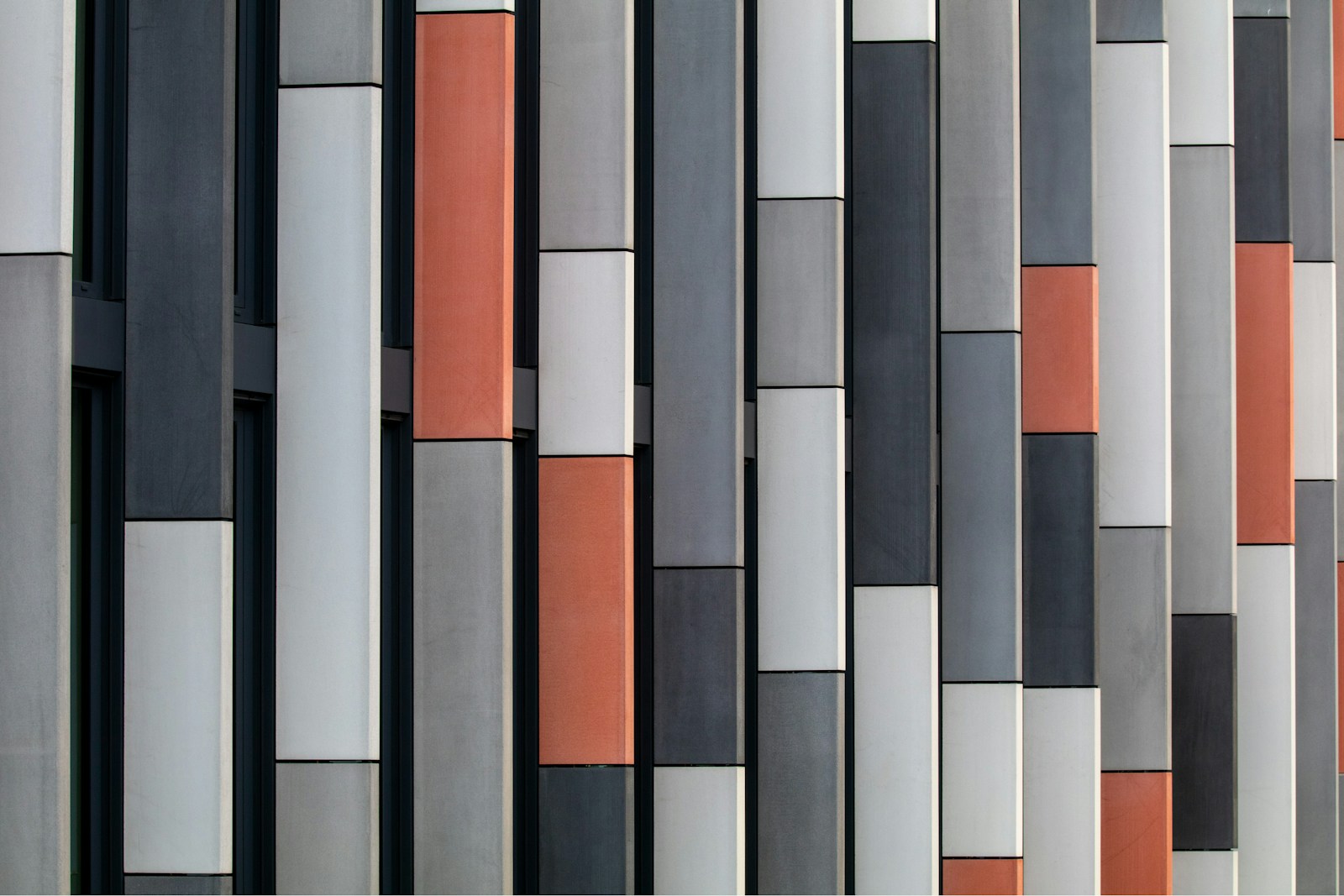 a close up of a building with a lot of windows