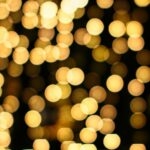 bokeh photography of yellow lights